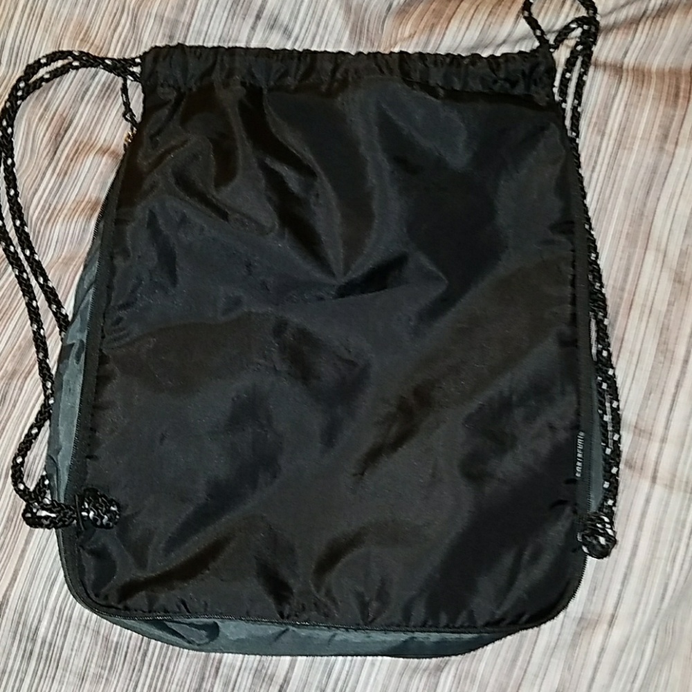 Black Drawstring Bag - Picture 2 of 5